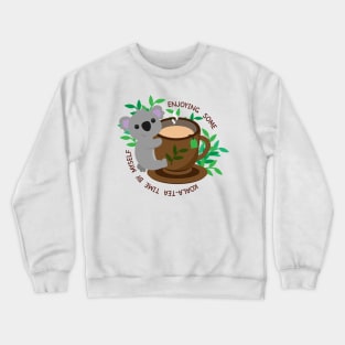Koala-Tea Time Crewneck Sweatshirt